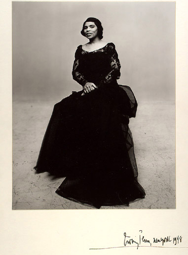 Marian Anderson, New York by Irving Penn
