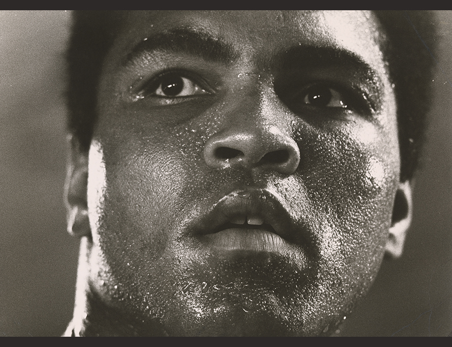 Close-up of a man's face