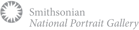 Smithsonian National Portrait Gallery logo with Smithsonian sunburst