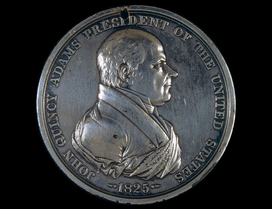 Medal depicting John Q Adams