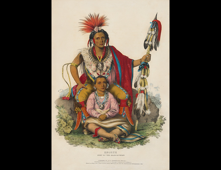 Native American if full ceremonial regaila