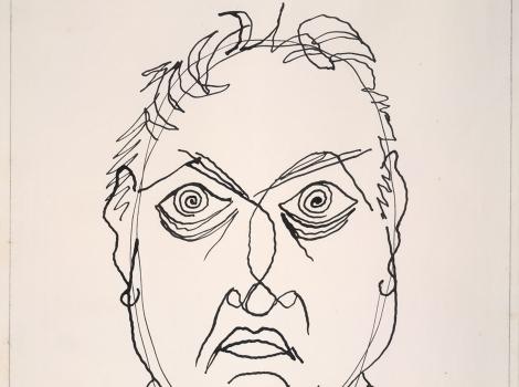 Self-portrait of Alexander Calder