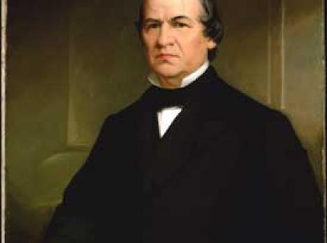 Painted portrait of Andrew Johnson