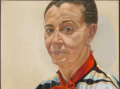 Painted portrait of Beth Levine