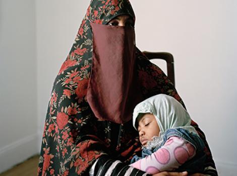 "April and her daughter Sarah" by Claire Beckett