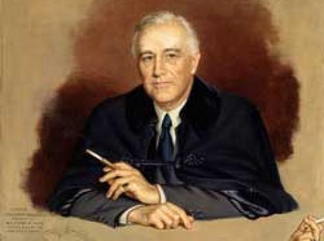 Portrait of Franklin Delano Roosevelt