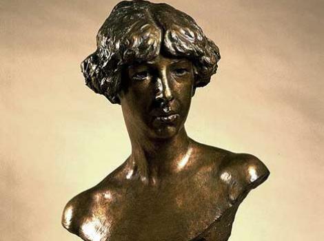 Bronze bust of Gertrude Vanderbilt Whitney