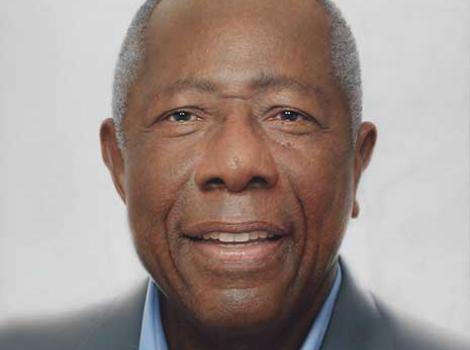 Photograph Portrait of Hank Aaron