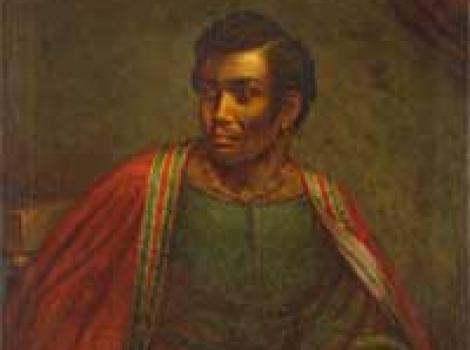 Painted portrait of Ira Aldrige