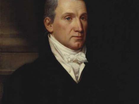 Painted portrait of James Monroe