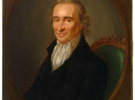 Painted portrait of Thomas Paine