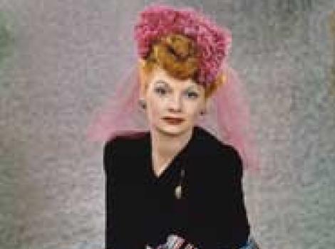 Color photo of Lucille Ball 