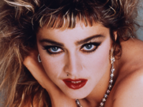 Photograph portrait of Madonna