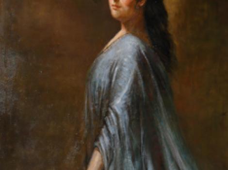 Painted portrait of Marilyn Horne
