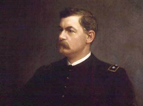 Painted portrait of George McClellan