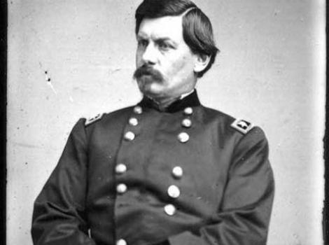 Photograph portrait of James Mcclellan in uniform, sitting