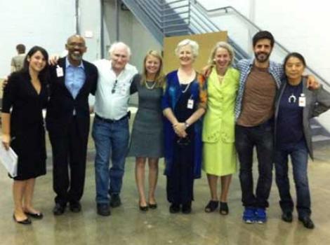 Group photo of Portrait Competition jurors 