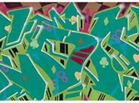 Graffiti arwork from exhibition