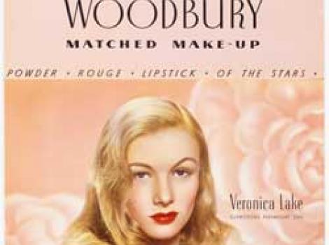 Veronica Lake poster for Woodberry make up