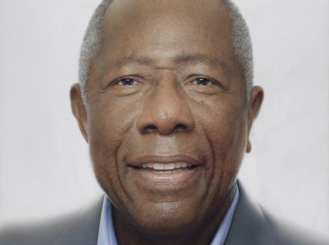 Hank Aaron by Ross Rossin