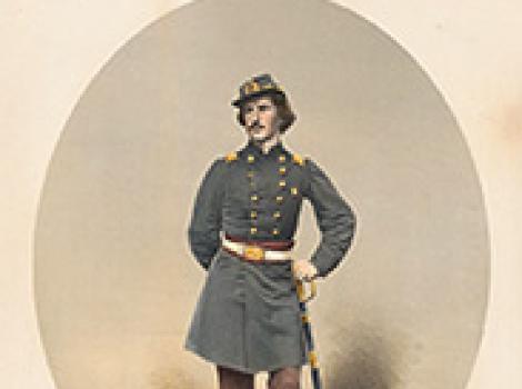 Elmer Ephraim Ellsworth Artist: N. Thomas Copy after: Mathew B. Brady 