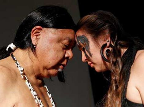 James Luna and Shelia Tishla Skinner