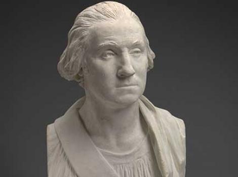 Plaster bust of George Washington