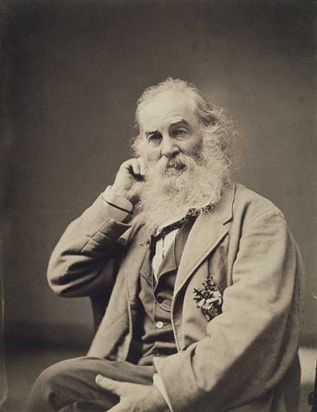 Walt Whitman portrait by Mathew Brady